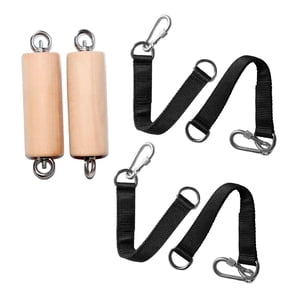 Ioensy - Manijas De Dominadas Barra De Madera Manijas De Máquina De Cable Para Fitness Peso Muerto Remo 40 Mm De Diámetro