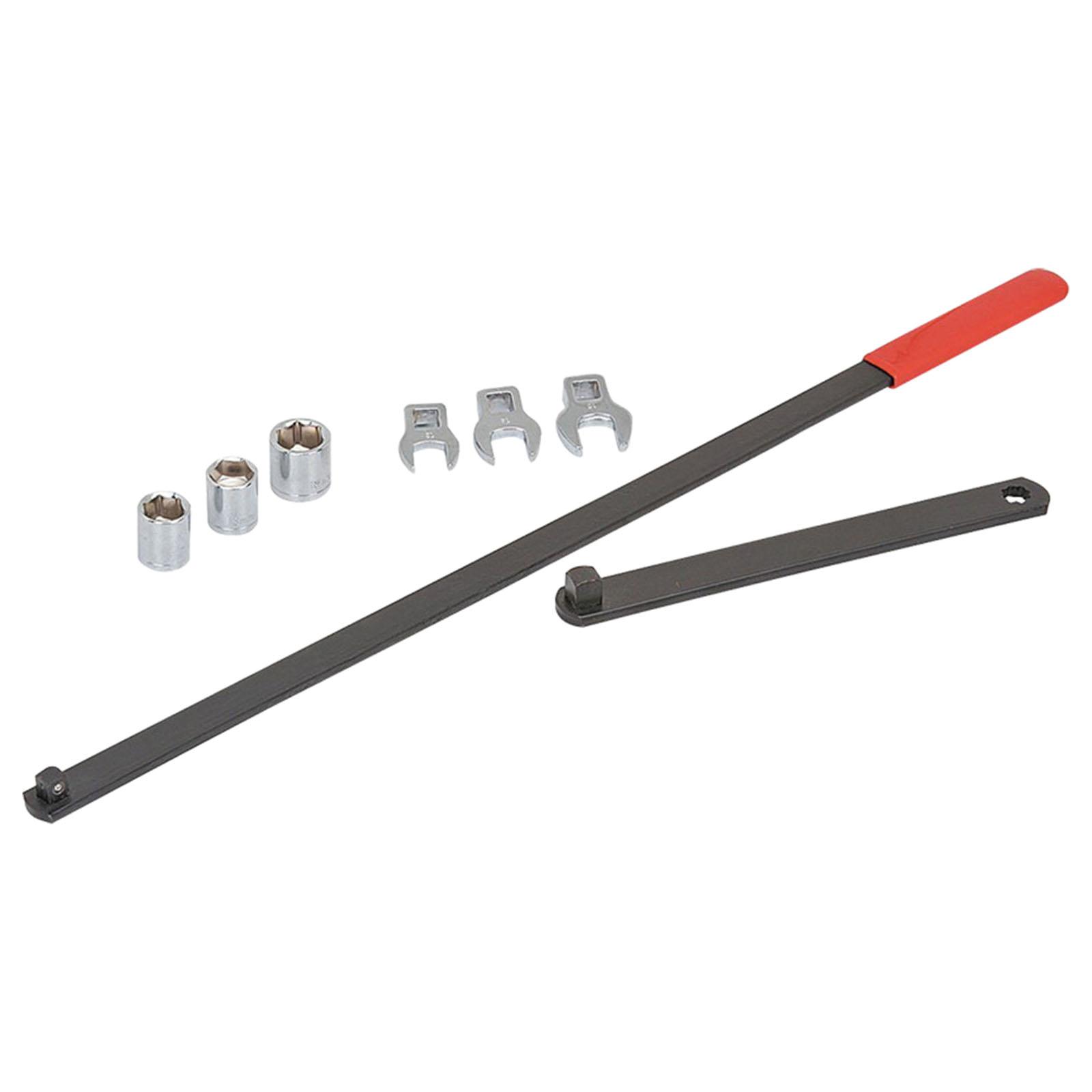 Magideal - Juego De Herramientas De Ajuste De Tensión De Correa, Llave De Polea, Instalación De Correa, Polea Tensora De Ajuste Automotriz, Ajuste De Transmisión