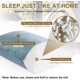 thumbnail image 3 of Almohada de viaje Ivellow Memory Foam Camping Blue-S, 3 of 8