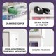 thumbnail image 5 of Caja organizadora para herramientas IRIS USA, 26 cajones, piezas, armario blanco, 5 of 9