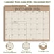 thumbnail image 2 of Calendario de pared Runtioval 2026-2027 22 x 28 cm verde, 2 of 6