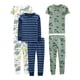 thumbnail image 1 of Conjunto de pijama de algodón de ajuste ceñido de 6 piezas para niño de Simple Joys, 1 of 1