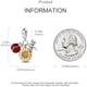 thumbnail image 3 of Charm LNQOBU Plata 925 Girasol Mariquita Libélula Compatible Pandora, 3 of 3