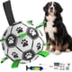 thumbnail image 1 of Pelota de fútbol para perros Amasiver de 23 cm, juguete interactivo de tira y afloja, 1 of 7