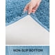 thumbnail image 5 of Alfombra de baño Ruggnovea, color azul, 43 x 60 cm, lavable a máquina, 5 of 7