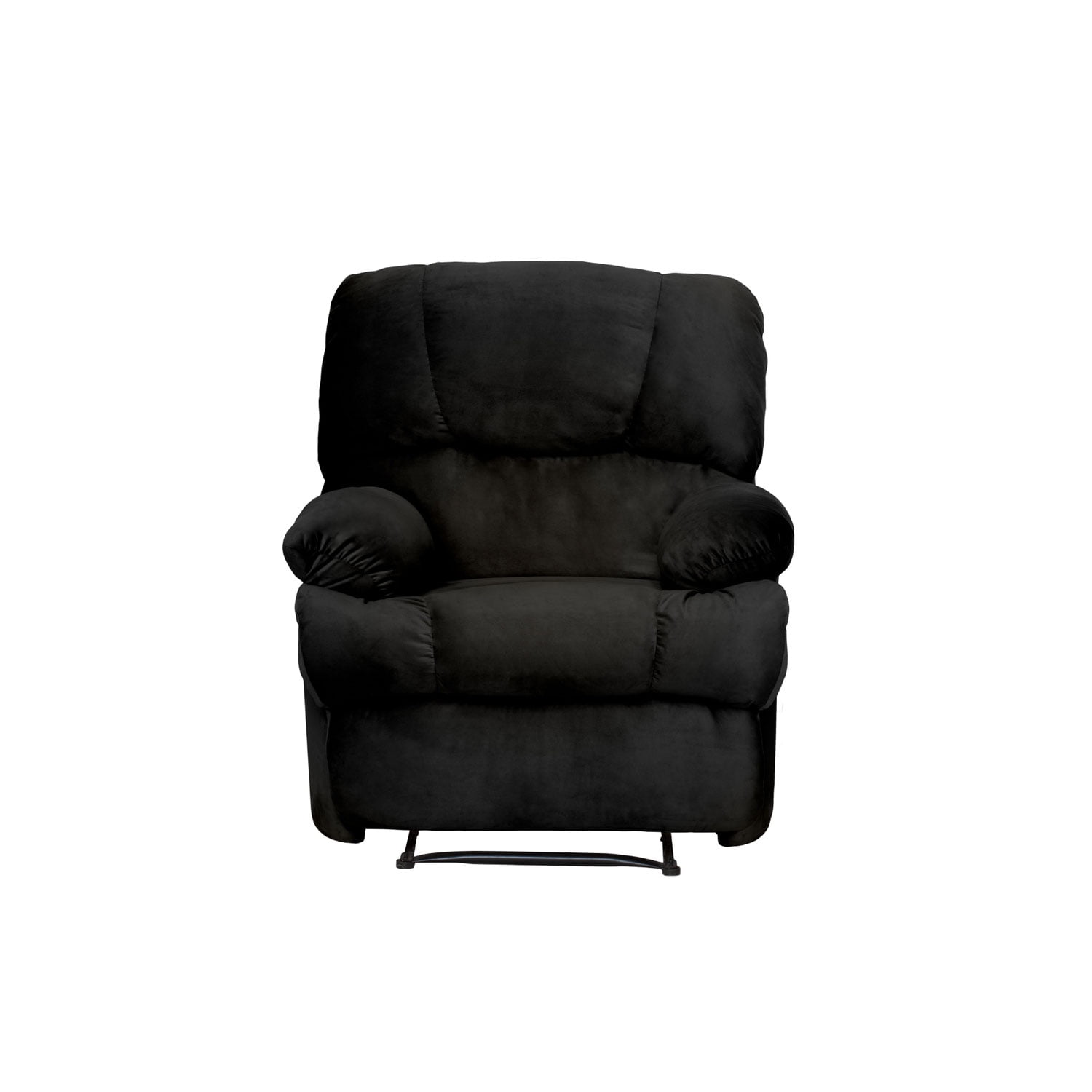 Latam Home - Bergere Perugia Reclinable Tela Velvet Negro