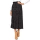 thumbnail image 4 of Falda plisada de lunares y cintura alta para mujer, falda midi larga con vuelo, 4 of 6