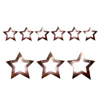 Genérico - Guirnalda Estrella 3M Doble Rose Gold Me X1 Uni