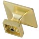thumbnail image 5 of Perilla Cuadrada para Cajón Elegant Decor Cecil 3.3 cm Oro Cepillado (Paquete de 10), 5 of 6