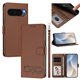 thumbnail image 1 of Funda Tipo Billetera de Cuero para Google Pixel 9 Pro XL / Pixel 10 Pro XL de 6.8", con Tarjetero, Correa para Muñeca, Soporte a Prueba de Golpes con Relieve de Patrón Feliz, Funda para Teléfono,, 1 of 8