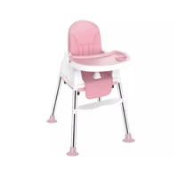 Citohome - Silla De Comer Para Bebés: Portátil, Segura Y Con Ruedas En Color Rosa