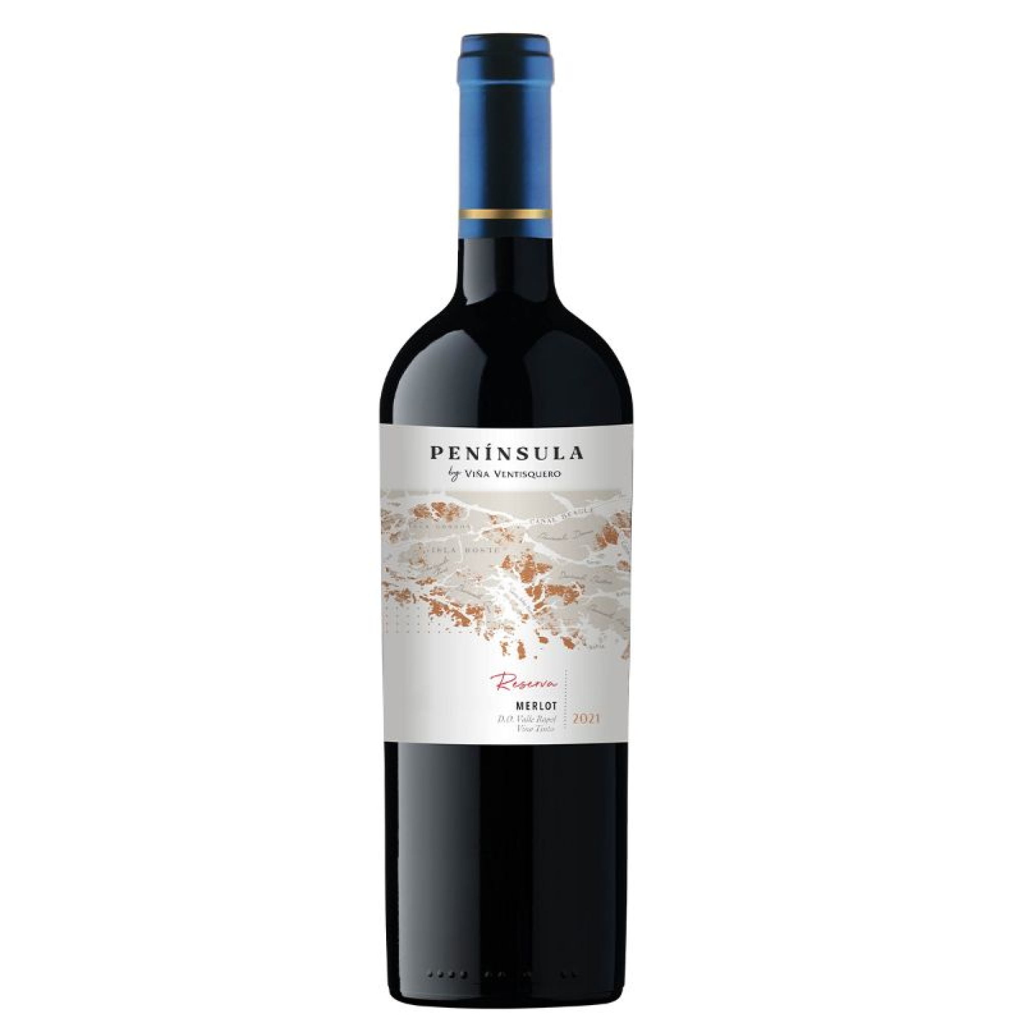 Vino Tinto Peninsula Reserva Merlot Botella 750 ml Ventisquero