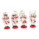 thumbnail image 1 of Adorno Navideño Cascanueces 10cm Mini Figura Para Cumpleaños Bodas Interior Blanco Rojo, 1 of 3