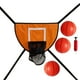 thumbnail image 2 of Trampolín Baloncesto Aro Juego De Portería Al Aire Libre Niños Aro De Baloncesto Naranja Con Tres Bolas, 2 of 3