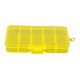 thumbnail image 2 of Caja De Almacenamiento Desprendible De La Joyería Plástica De La Rejilla 10 Perlas Contenedor Del Pendiente Amarillo, 2 of 5