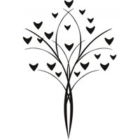 Rienda Libre Graphics - Decomural Flower Bunch Floral Vase Ws-18043