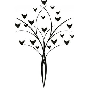 Rienda Libre Graphics - Decomural Flower Bunch Floral Vase Ws-18043