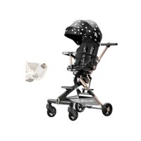 Coche De Paseo 360° Con Mesita Lubabycas Negro