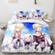 thumbnail image 1 of Anime Genshin Impact Bedding Set,Duvet Cover Comforter Bed Set Quilt Cover Pillowcase, Boys Girls Adults Bed Sheets, 1 of 5