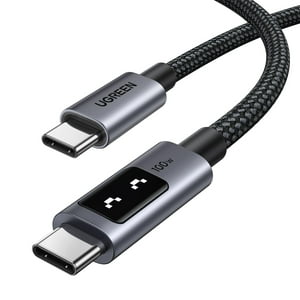 Cable Usb C A Usb C Ugreen Uno De 100 W, Carga Rápida Y 0,5 M