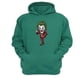 thumbnail image 1 of Polerón Canguro The Joker Verde Aguamarina Talla Xs Unisex, 1 of 2