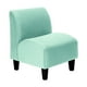 thumbnail image 1 of Poltrona Soft 1C Felpa 00 Verde Agua, 1 of 4