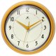 thumbnail image 1 of Reloj de pared Infinity Instruments Retro 24 cm, color amarillo azafrán, 1 of 6
