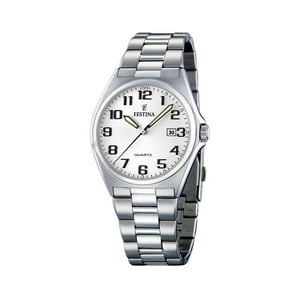 Reloj F16374/9 Festina Blanco Hombre Acero Clásico