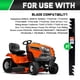 thumbnail image 2 of Cuchillas para cortacésped Grasscool 403107 405380 para Husqvarna de 46'', 2 of 9