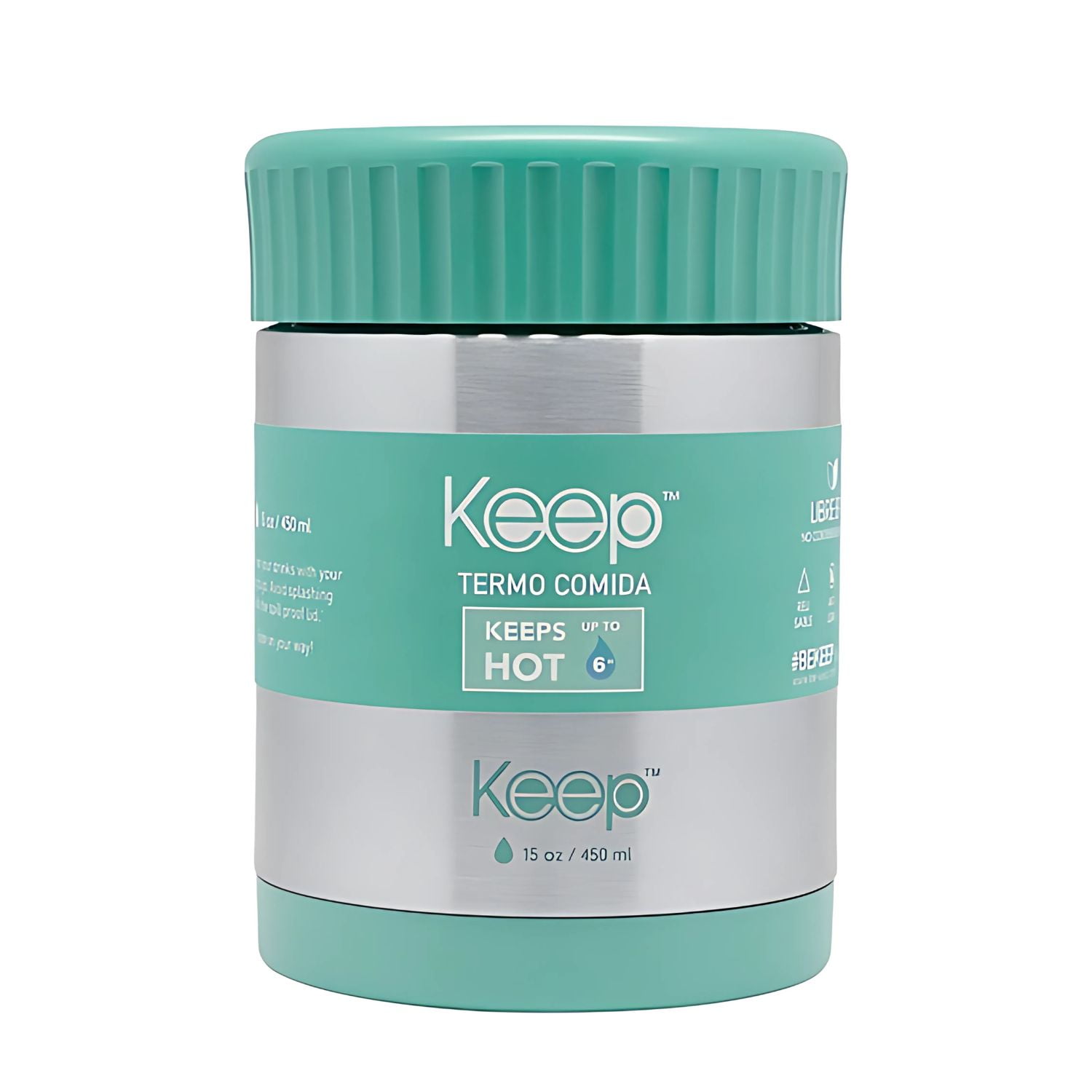 Termo Comida Keep 450 Ml Color Verde Agua - Ps