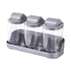 thumbnail image 2 of Tarro Agitador De Especias Para Almacenar Condimentos Dispensadores Contenedor De Almacenamiento Para 3 Gris, 2 of 3