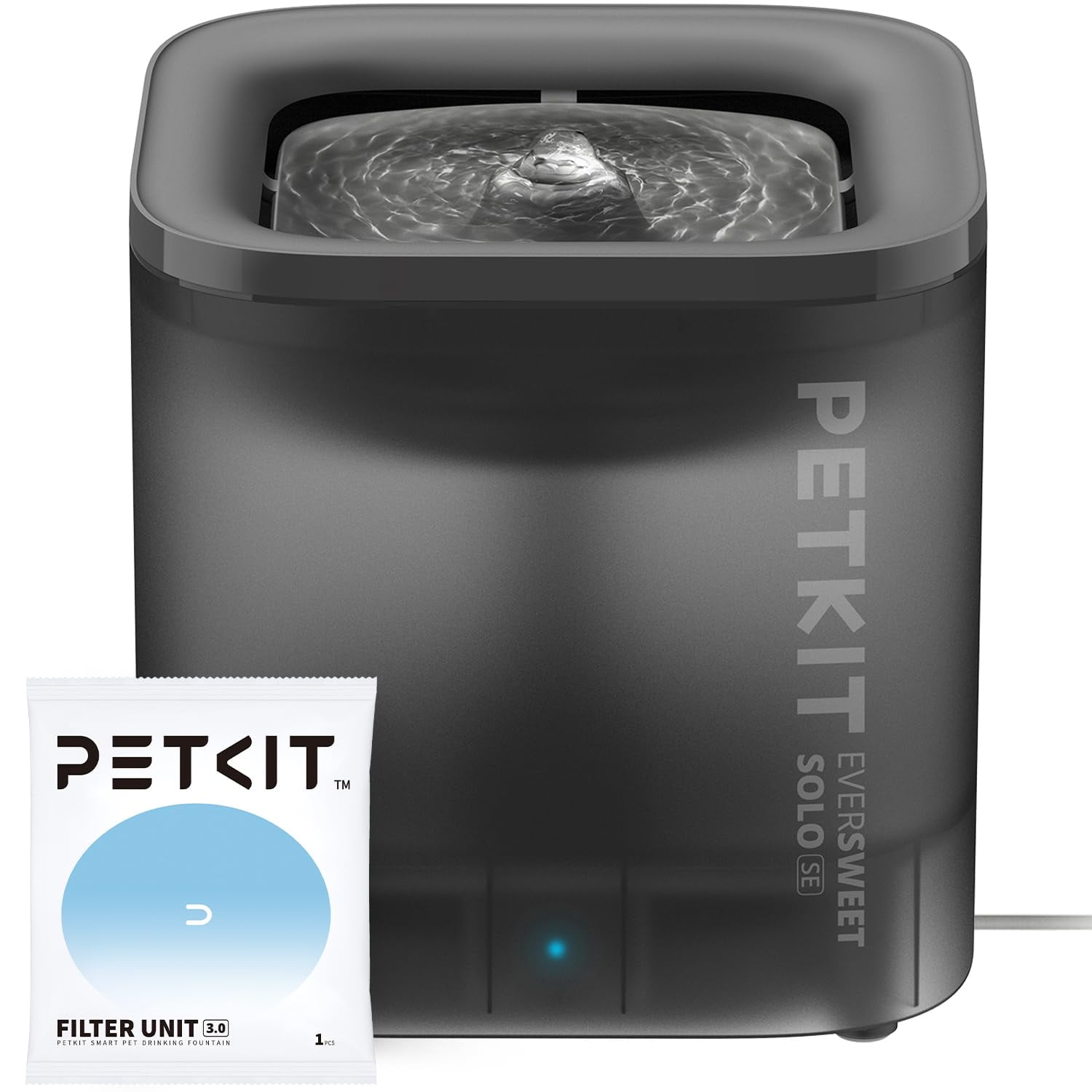 Dispensador De Agua Para Animales Petkit, Fuente De Agua Para Gatos, 1,85 L, Silencioso