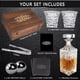 thumbnail image 2 of Juego de decantador para whisky Labeol 750 ml con vasos de acero inoxidable, 2 of 9