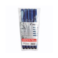 Set 5 Tiralineas Permanentes Negro Pilot