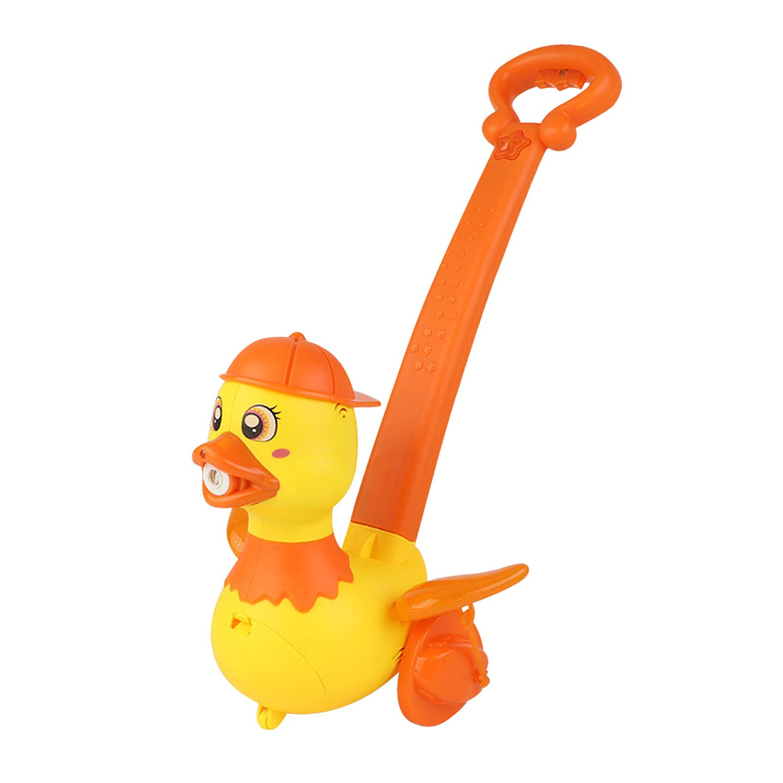 Bothyi - Fabricante De Burbujas Eléctrico Con Música Y Diseño Ligero De Empuje Manual Para Niños Y Niñas Amarillo