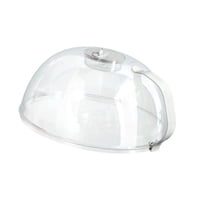 Bothyi - Plato Para Microondas, Tapa Para Cubiertas De Alimentos Con Ventilación De Vapor Para Bandejas, Cuencos Para Calentar Alimentos, Blanco