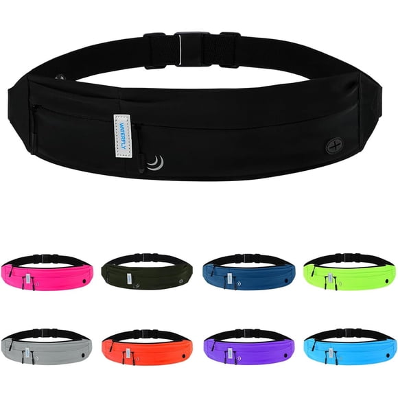 Cinturón Running WATERFLY Ajustable de 27 a 48 pulgadas con 3 Bolsillos
