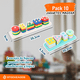 thumbnail image 2 of Pack 10 Juguetes Didácticos Encaje de Madera Para Niños Montessori, 2 of 9