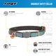 thumbnail image 4 of Collar Rogz Urban Luna Turquesa S/M para gato, 4 of 7