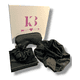thumbnail image 1 of Satín Set De Skin Care Funda De Almohada Antifaz Collets Gorro negro, 1 of 3