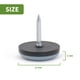 thumbnail image 2 of Protectores para patas de silla con clavo Covercorner 3/4" 48 piezas, 2 of 7