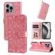 thumbnail image 5 of Funda tipo cartera FOXDOCK para iPhone 16 Pro Max , diseño girasol en relieve, cuero PU, cierre magnético, soporte y tarjetero, 5 of 5