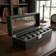 thumbnail image 2 of Caja Estuche Organizador de 6 Relojes Bordado Elegante, 2 of 6