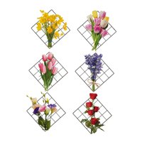 Bothyi - Calcomanías De Pared De Rejilla Calcomanía De Decoración De Pared Elegante Para Sala De Estar Decoración De Dormitorio Estilo D