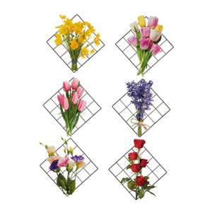 Bothyi - Calcomanías De Pared De Rejilla Calcomanía De Decoración De Pared Elegante Para Sala De Estar Decoración De Dormitorio Estilo D