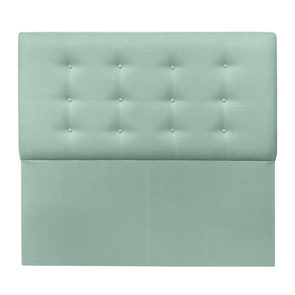 Respaldo Botone Premium 1,5 plazas Lino Verde Jeans