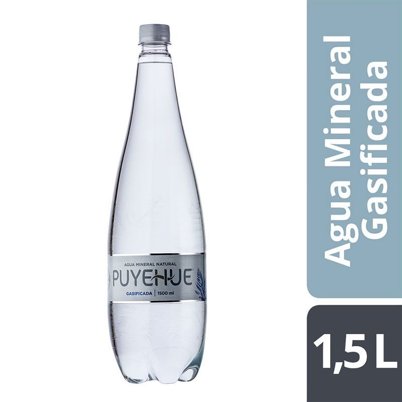 Agua Mineral Con Gas Botella 1,5 L Puyehue