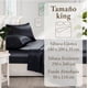 thumbnail image 3 of Sabanas Satin King Negra, 3 of 3