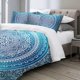 thumbnail image 3 of Purple Mandala Bedding Set Boho Duvet Cover Set 3 Piece Bohemian Comforter Cover with 2 Pillowcases, 3 of 5