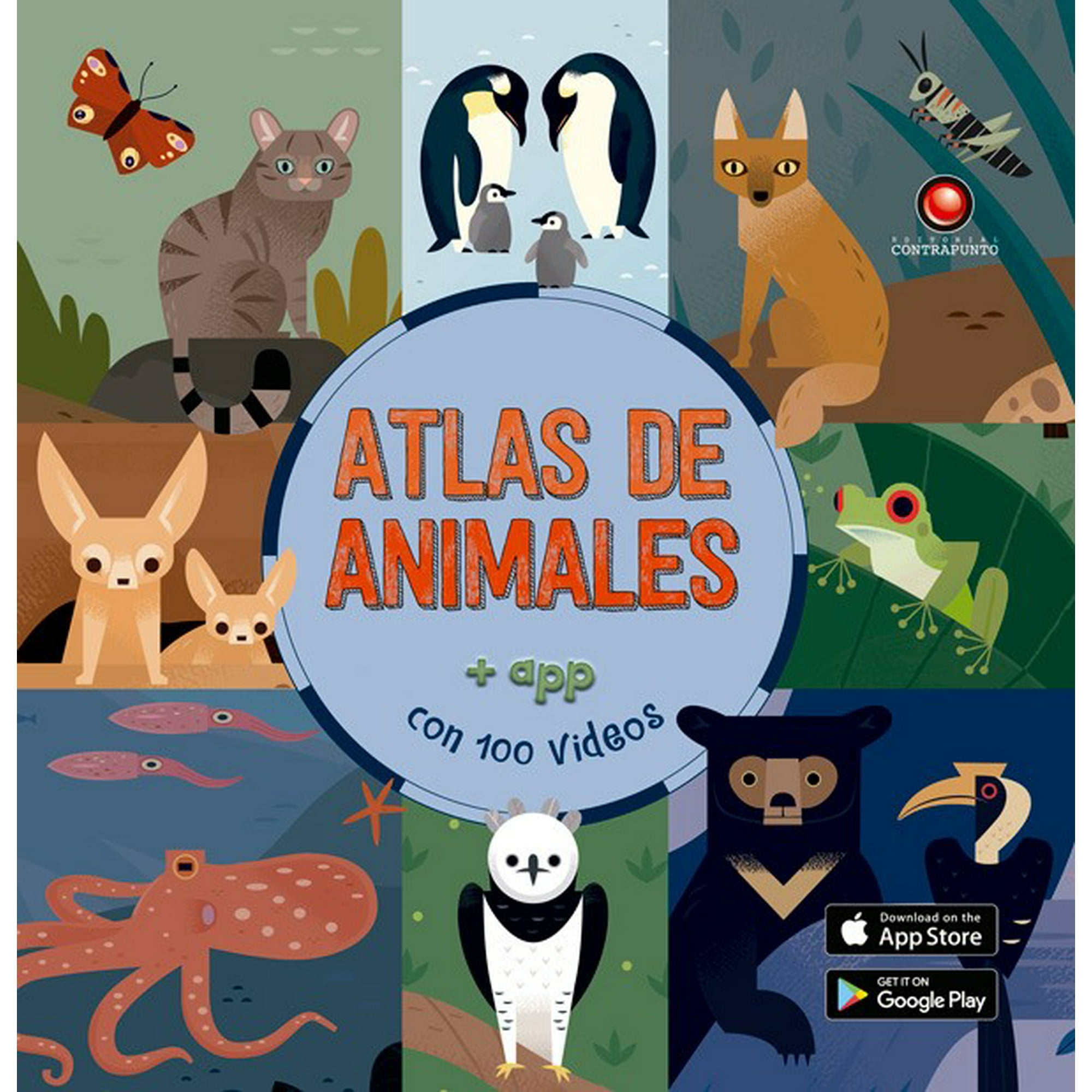 Contrapunto - Atlas Animado - Atlas De Animales (con App)